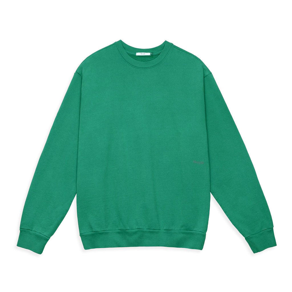 Simple Standard Issue Midweight Crew - Dark Green