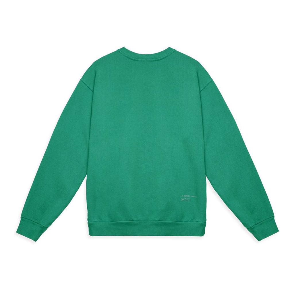 Simple Standard Issue Midweight Crew - Dark Green