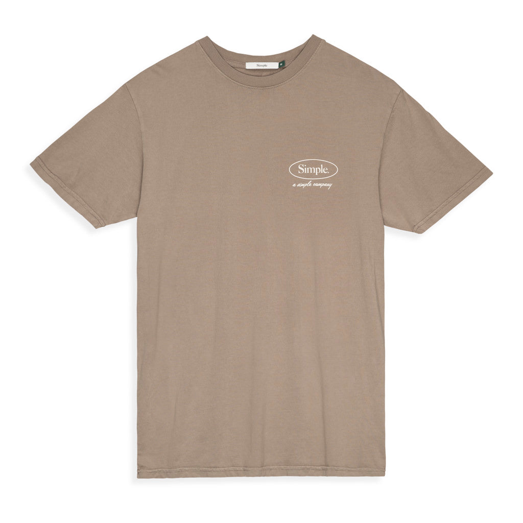 Simple Oval T-Shirt - Sand