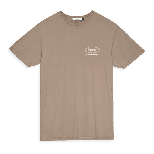 Simple Oval T-Shirt - Sand