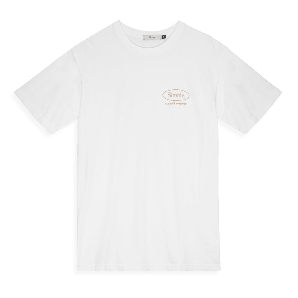 Simple Oval T-Shirt - White