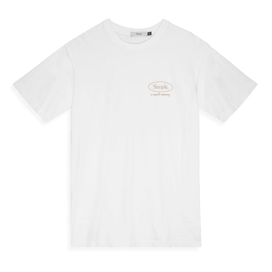 Simple Oval T-Shirt - White