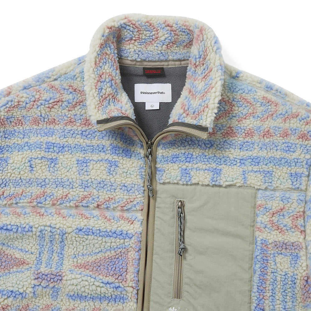 This Is Never That SP Sherpa Fleece Jacket - Stone