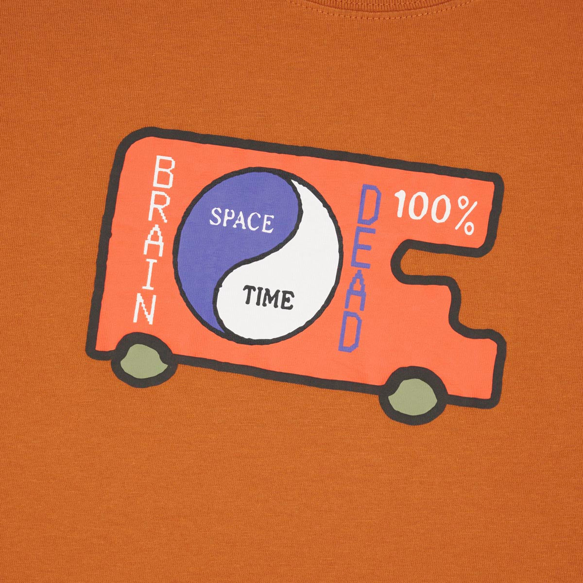 Brain Dead Space/Time Tee - Nutmeg