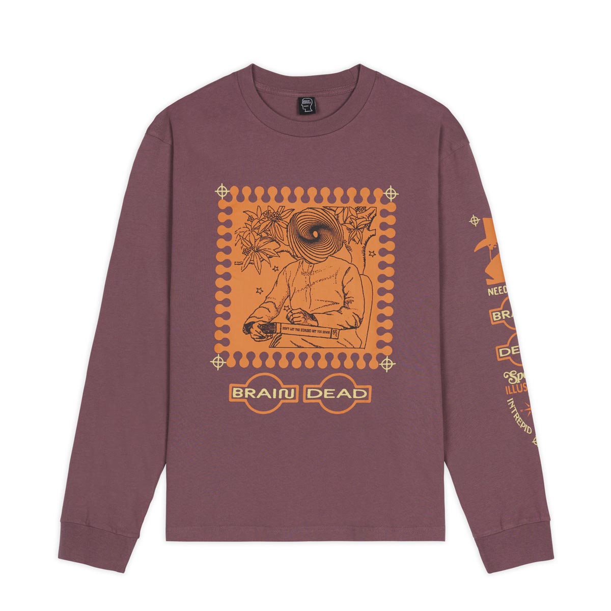 Brain Dead Special Illusions LS Tee - Clay
