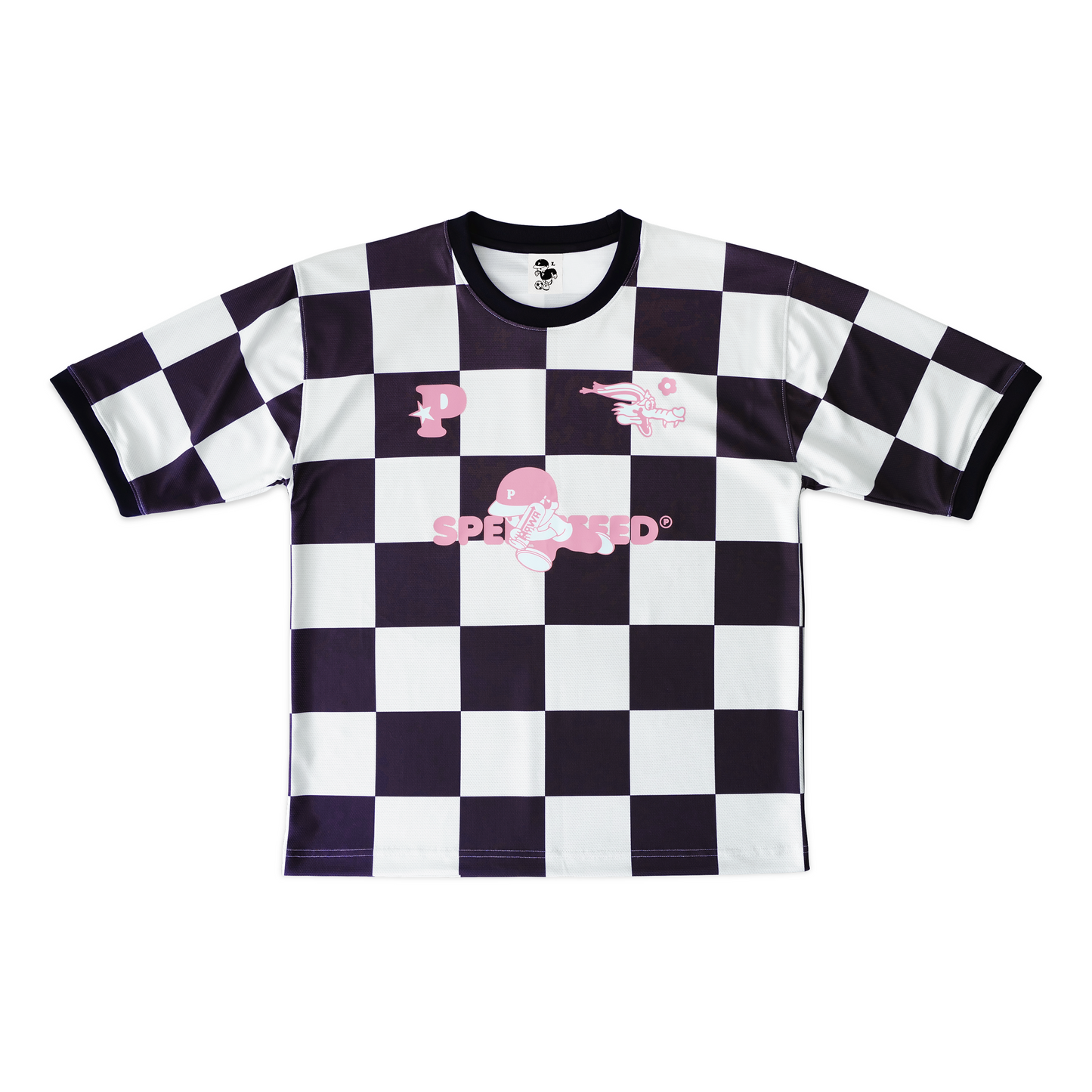 PAWA Speed Sports Football Shirt - Plum White