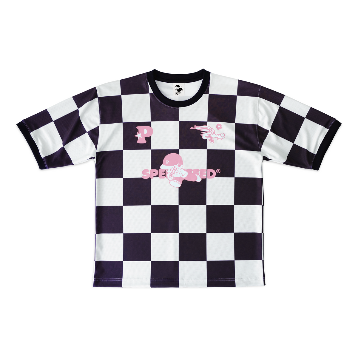PAWA Speed Sports Football Shirt - Plum White