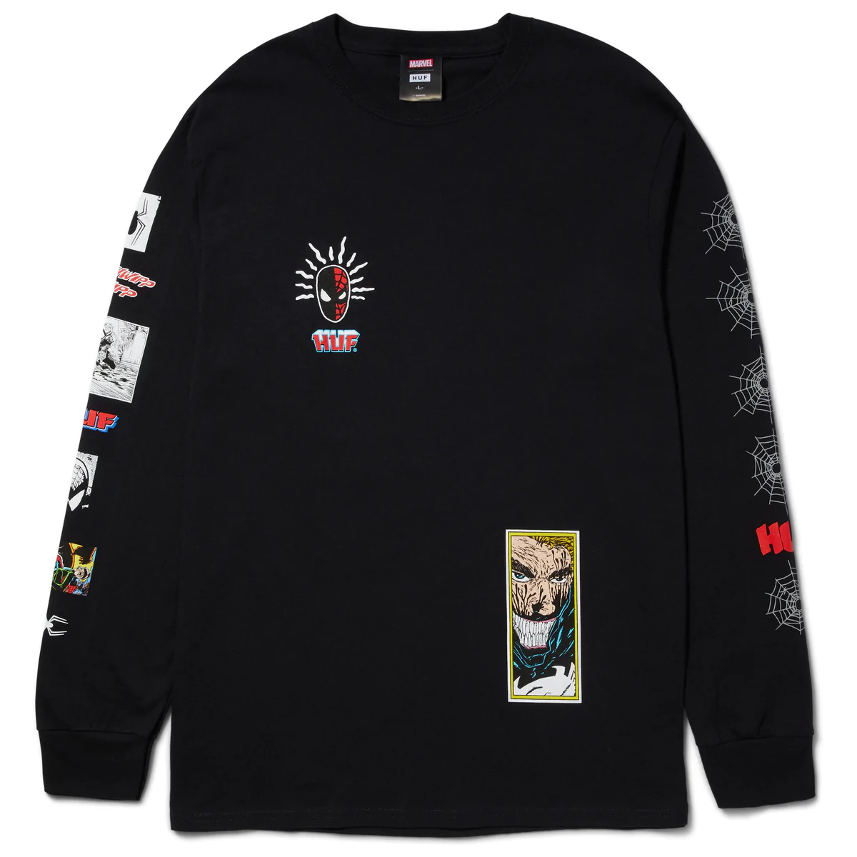 HUF x Spider-Man Spidey Sense LS T-Shirt - Black