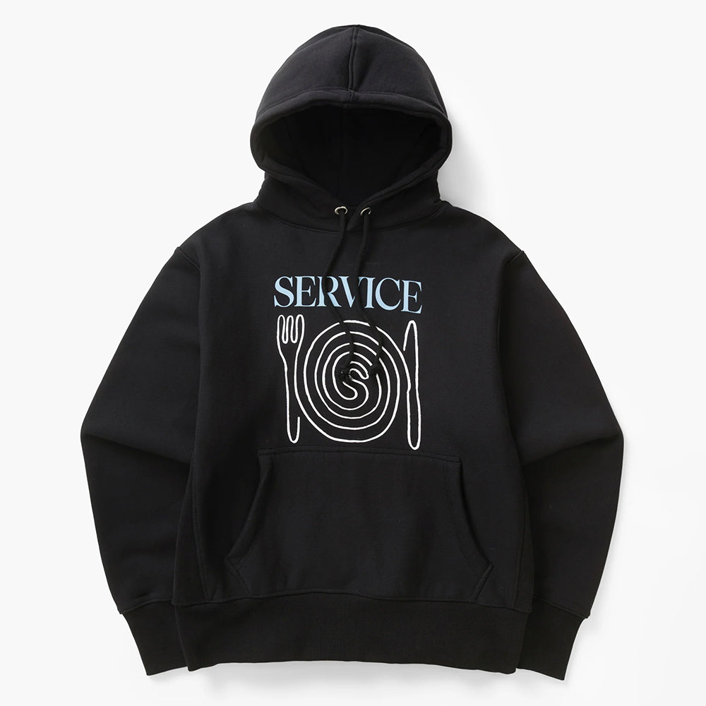 Service Works Spiral Hoodie - Black