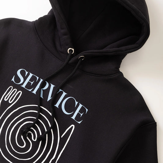 Service Works Spiral Hoodie - Black