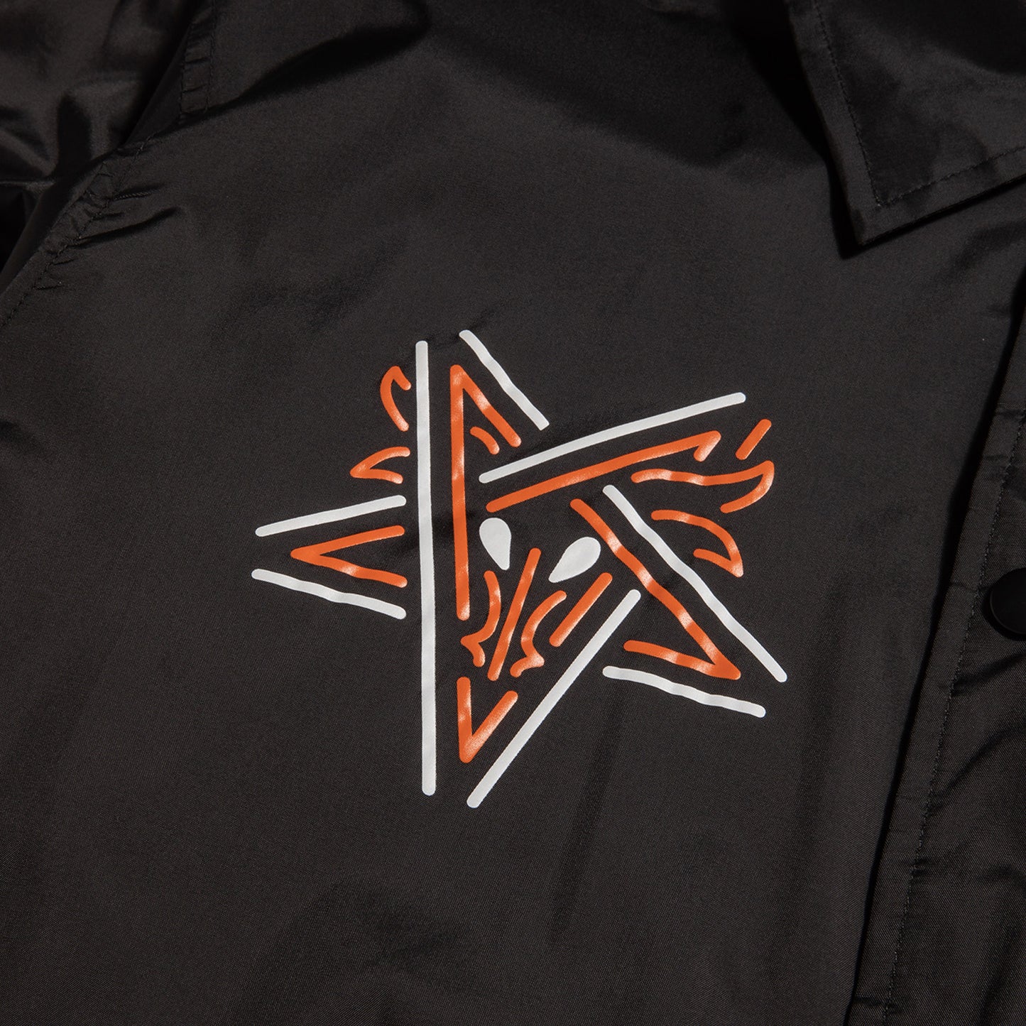 HUF x Thrasher Split Coaches Jacket - Black