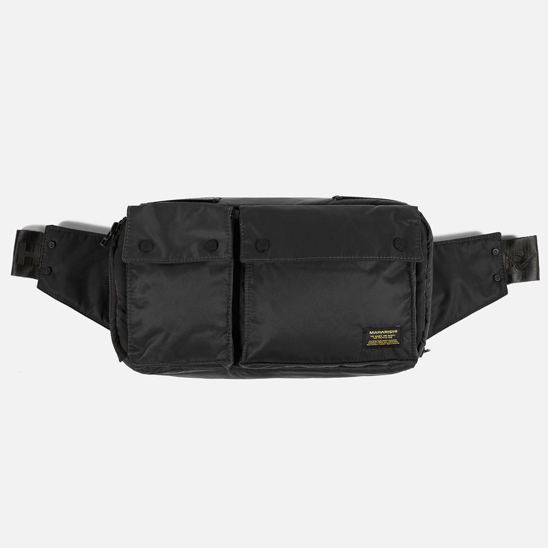 Maharishi Travel Waist Bag - Black
