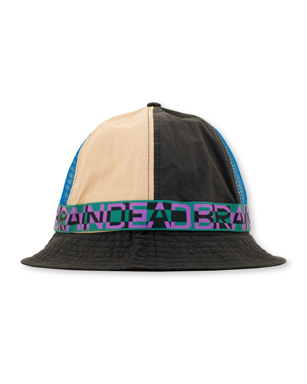 Brain Dead Nigel Colour Bell Bucket Hat - Black
