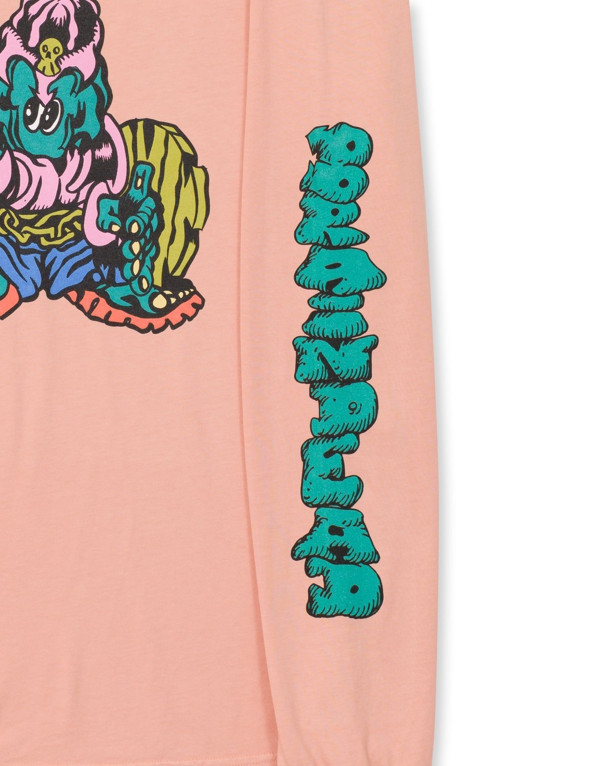 Brain Dead Little Barbarian LS T-Shirt - Squash