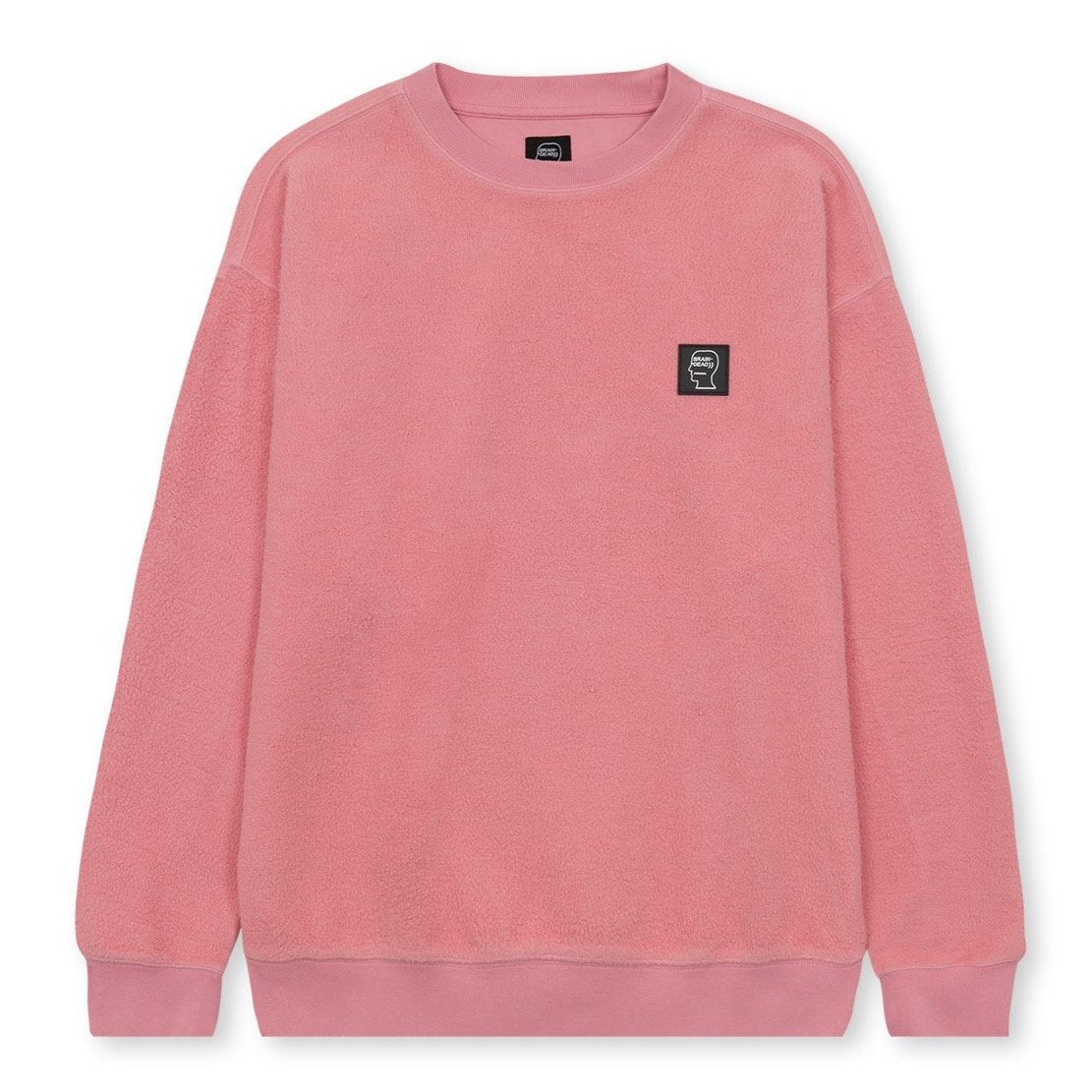 Brain Dead Reverse Fleece Sweatshirt - Pink