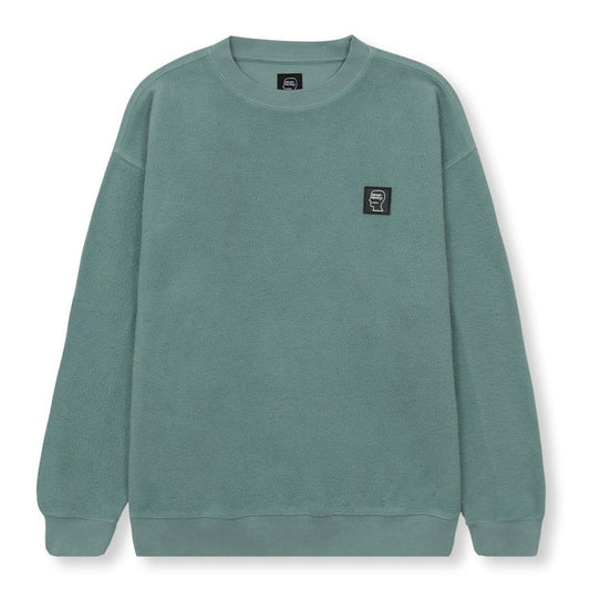 Brain Dead Reverse Fleece Sweatshirt - Mint