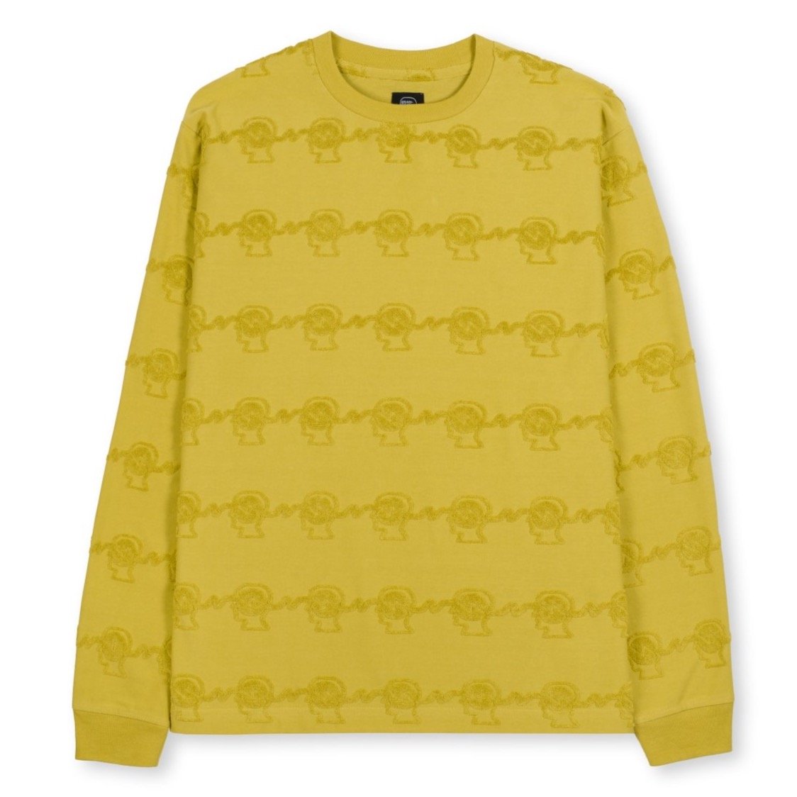 Brain Dead Running Head LS T-Shirt - Gold