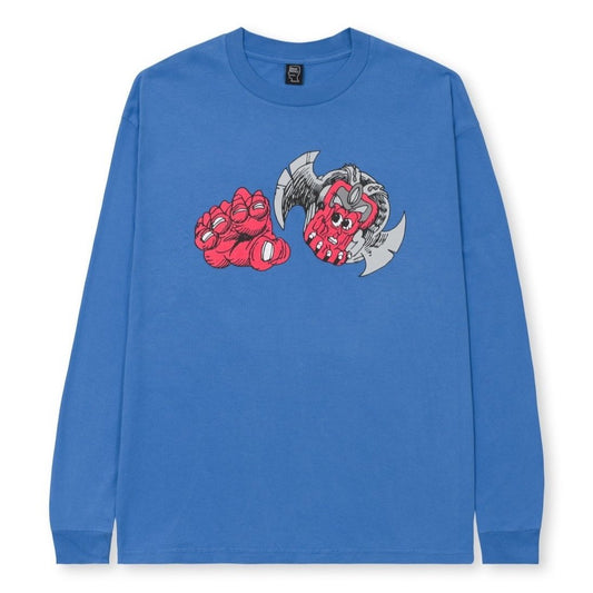 Brain Dead Summoner LS T-Shirt - China Blue
