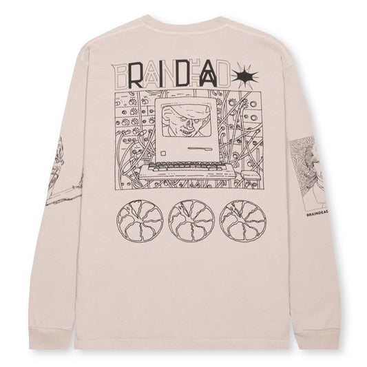 Brain Dead Motherboard L/S T-Shirt - Tan