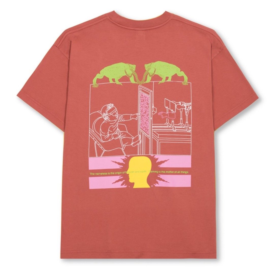 Brain Dead Profound Calming Techniques T-Shirt - Orange