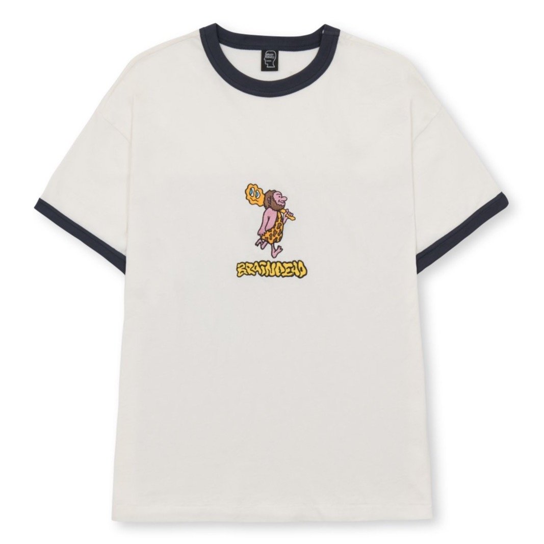 Brain Dead Barbarian Ringer T-Shirt - White