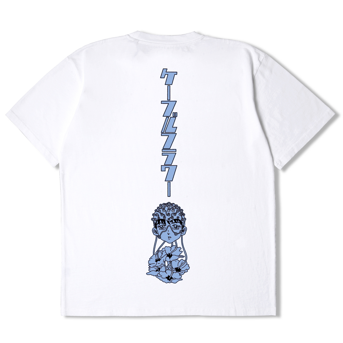 Edwin Flora Mind T-Shirt - White Garment Washed