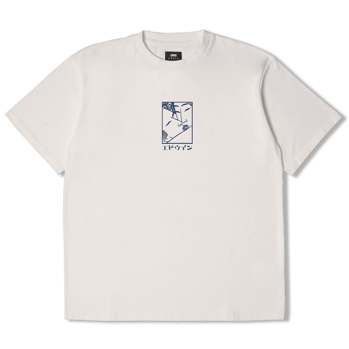 Edwin Kissu T-Shirt - Whisper White