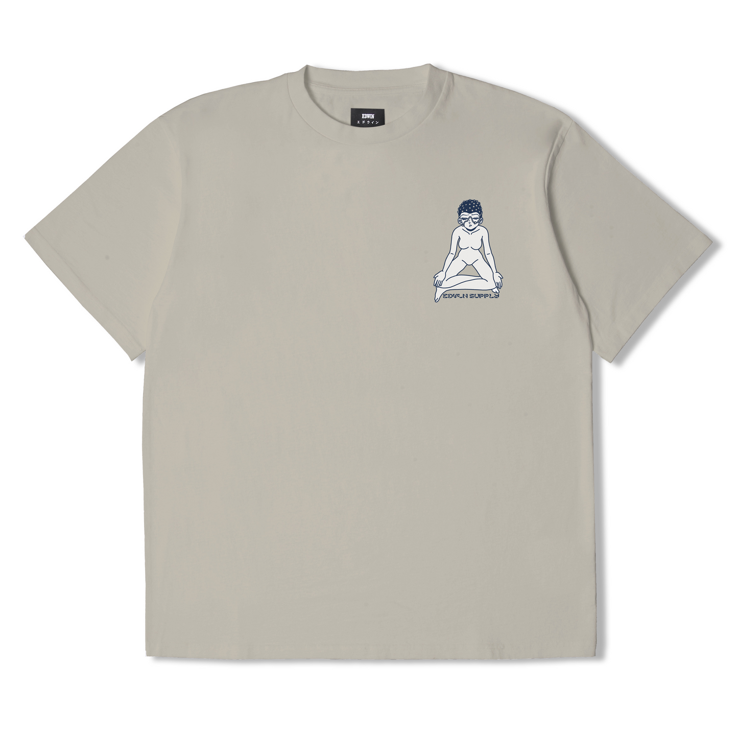 Edwin Modular Meditation T-Shirt - Pelican