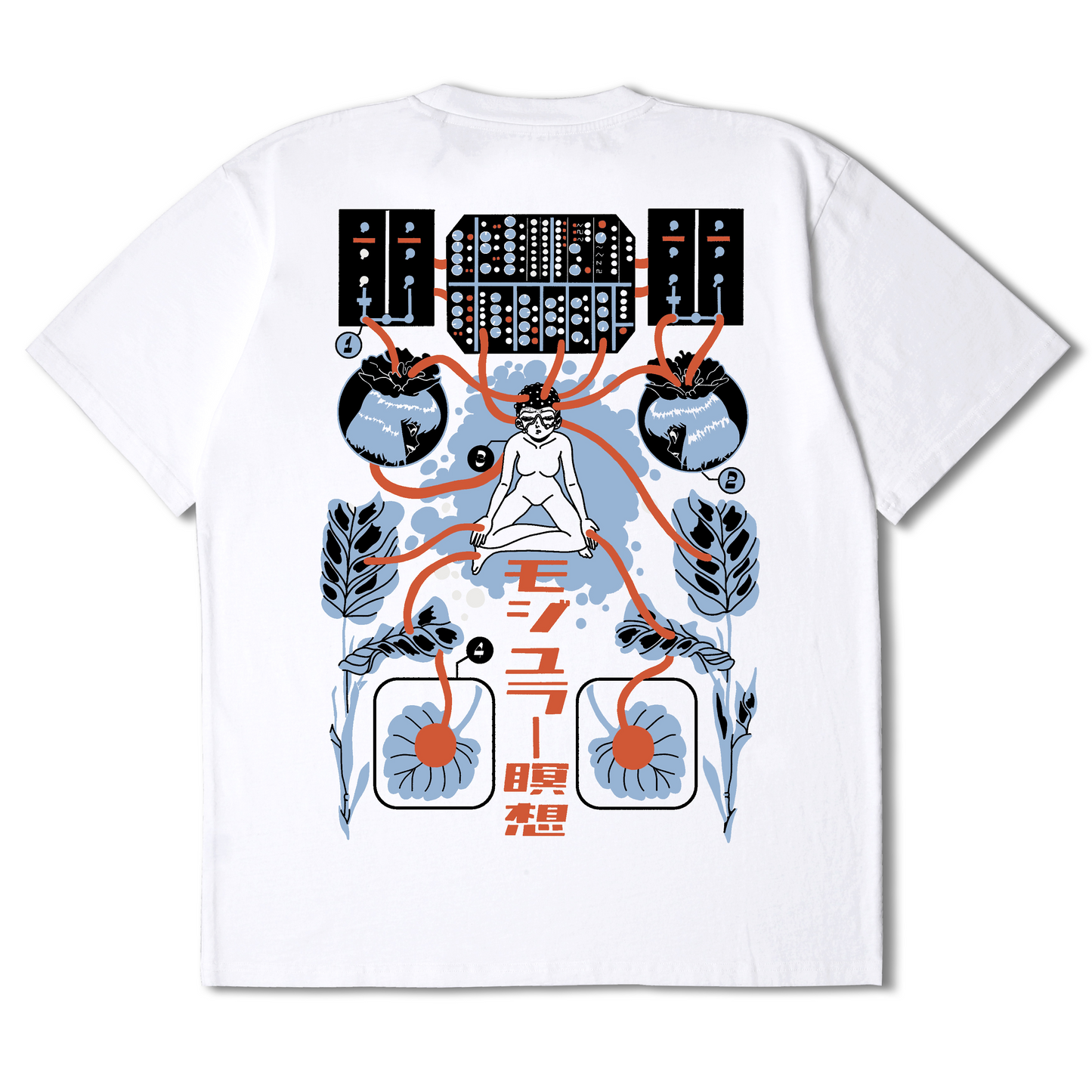 Edwin Modular Meditation T-Shirt - White