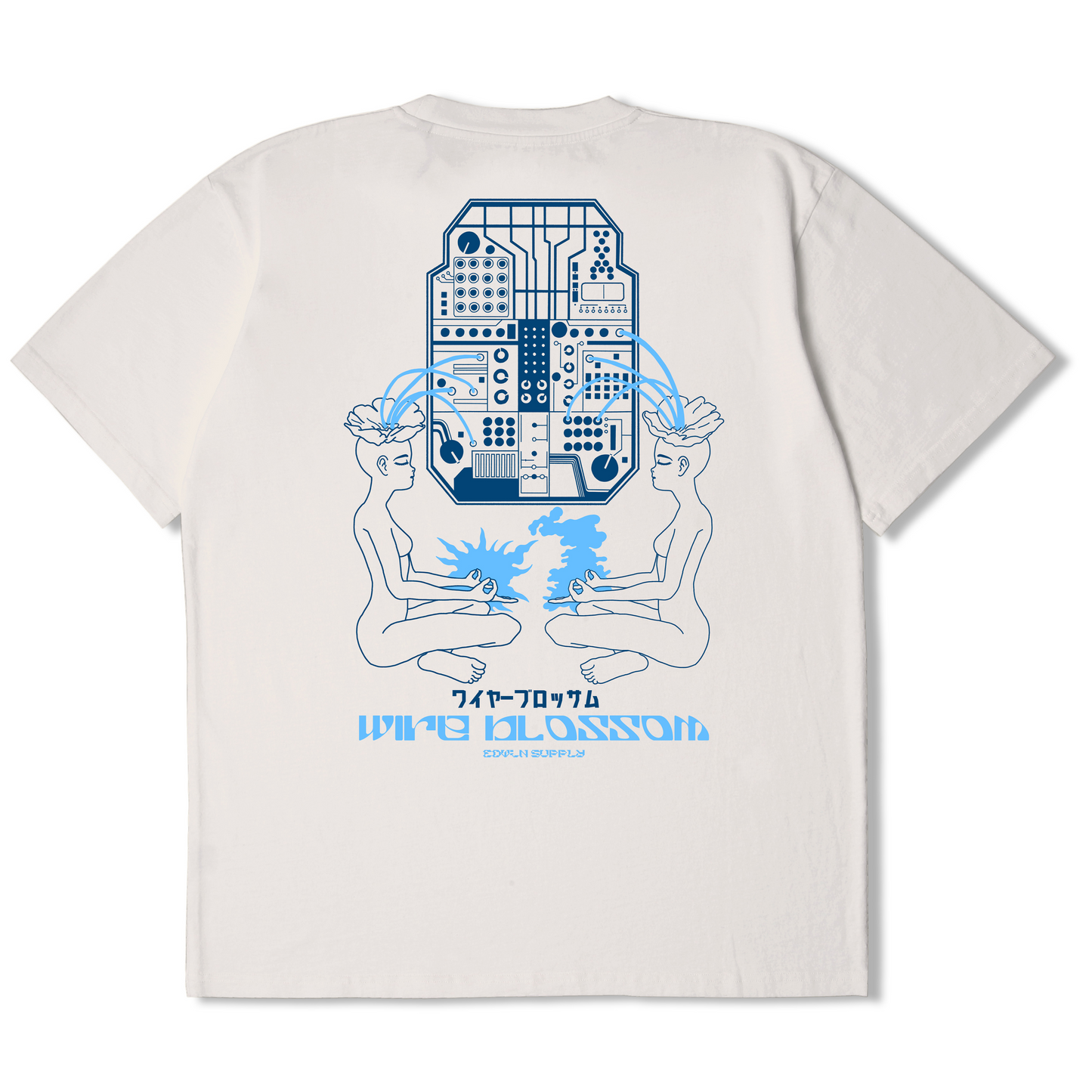 Edwin Wire Blossom T-Shirt - Whisper White