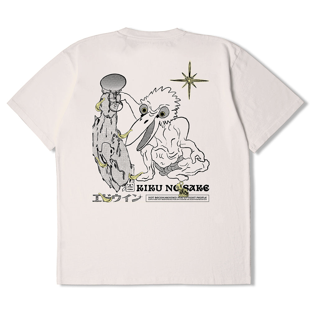 Edwin Kiku No Sake T-Shirt - Whisper White