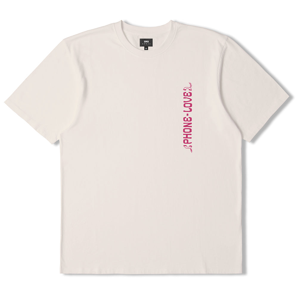Edwin Phone Love T-Shirt - Whisper White