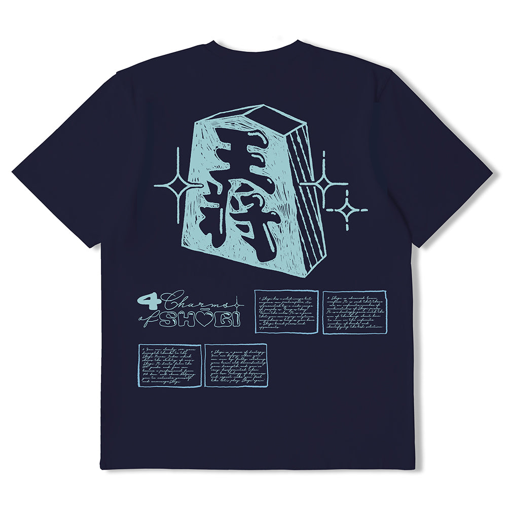 Edwin Shogi T-Shirt - Maritime Blue