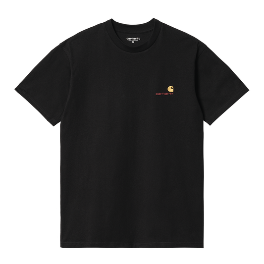 Carhartt WIP American Script T-Shirt - Black