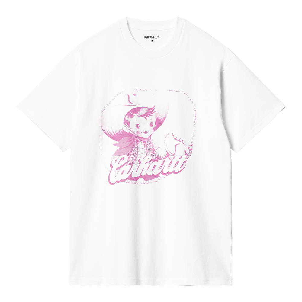 SS Buddy Tee - White Pink