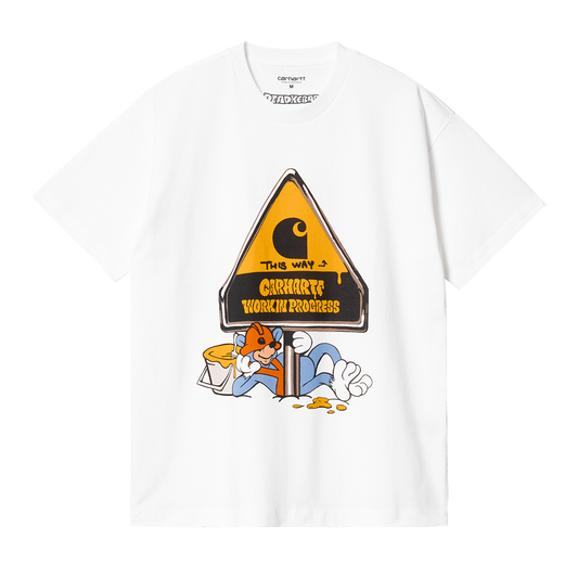 SS Deadkebab Workin On It Tee - White
