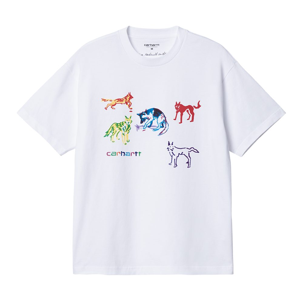 SS Olie Mac Huskies Tee - White