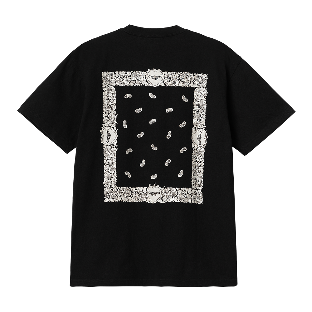 SS Paisley T-Shirt - Black Wax