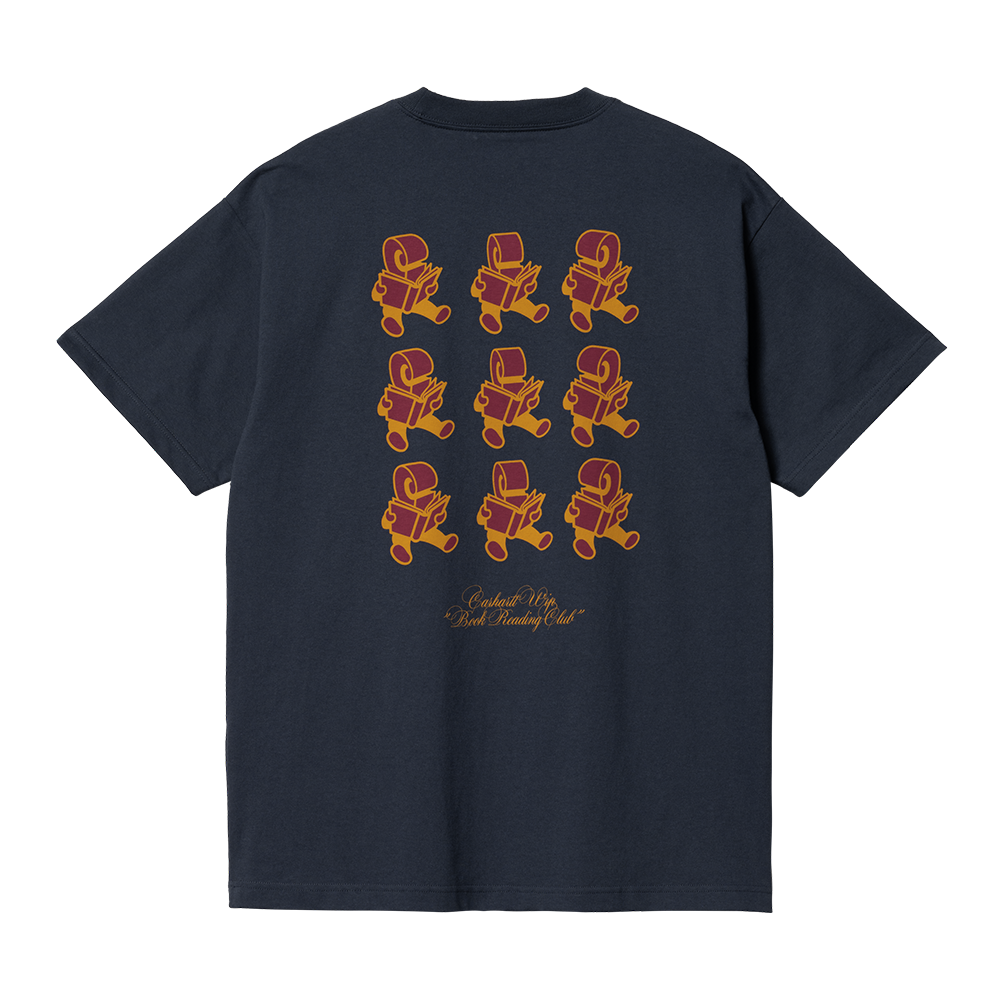 Carhartt WIP SS Reading Club Tee - Blue