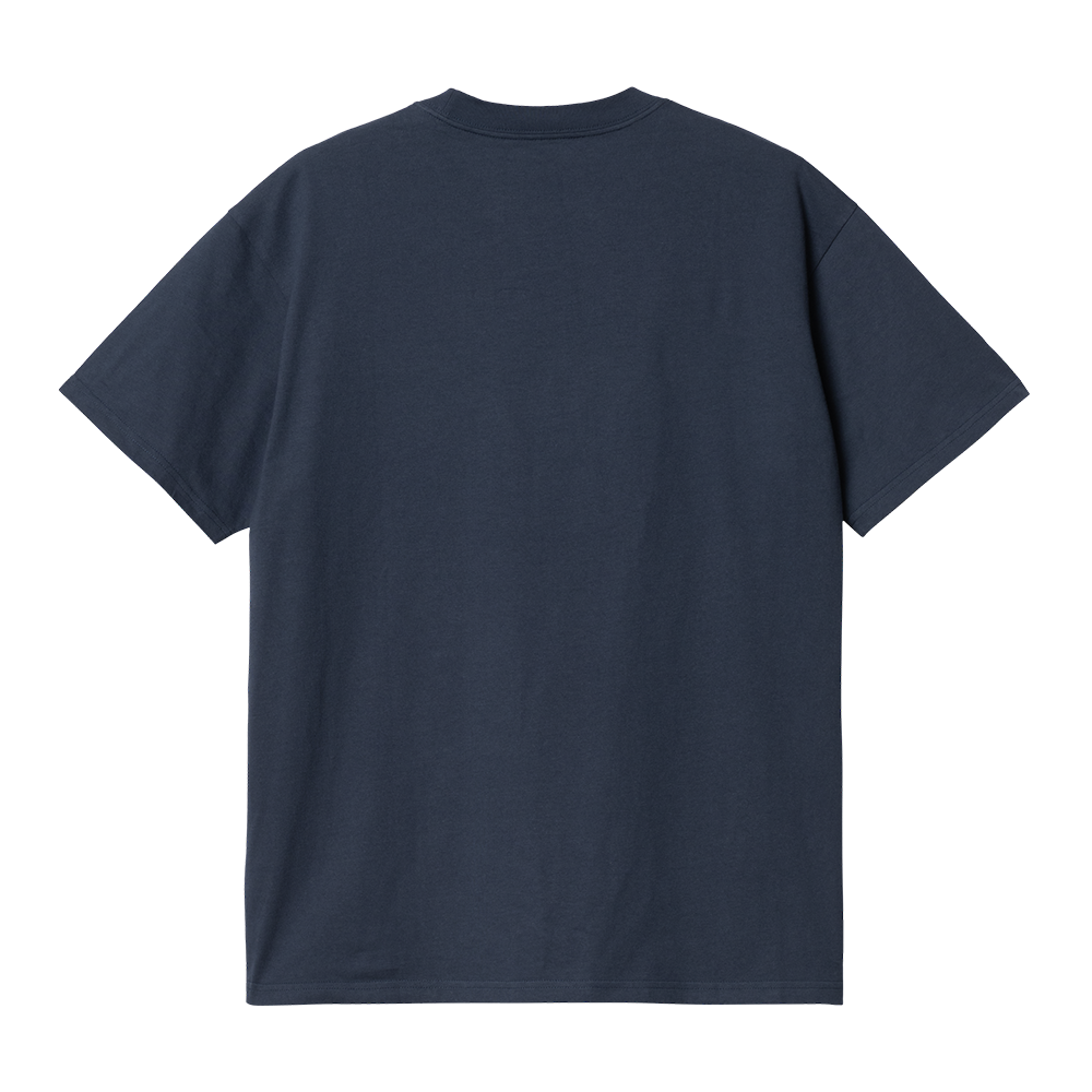 Carhartt WIP Script Embroidery T-Shirt - Blue White