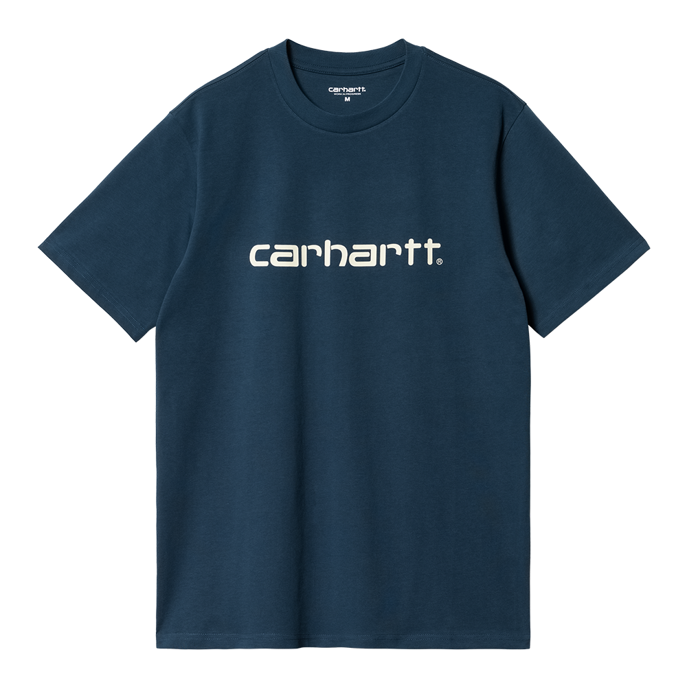 Carhartt WIP Script T-Shirt - Squid Salt