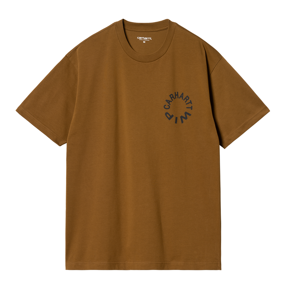 Carhartt WIP SS Work Varsity T-Shirt - Deep Hamilton Brown Black