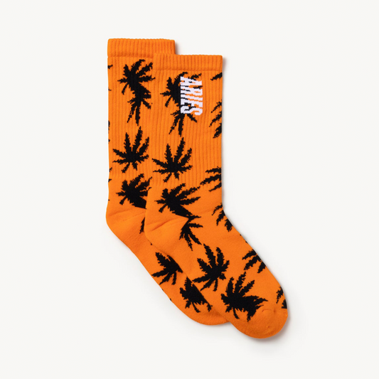 Aries Arise Weed Socks - Orange