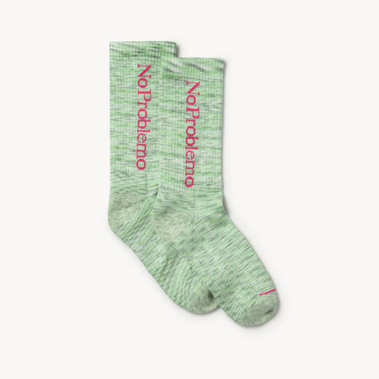 Aries Arise No Problemo Space Dye Socks - Green