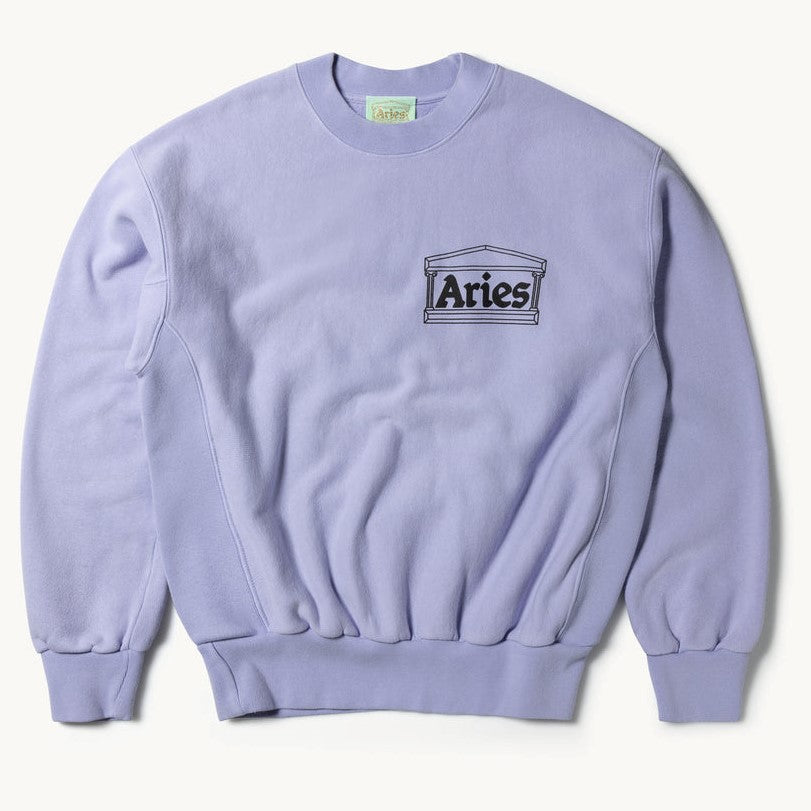 Aries Arise Premium Temple Sweatshirt - Lilac