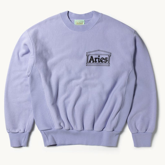 Aries Arise Premium Temple Sweatshirt - Lilac
