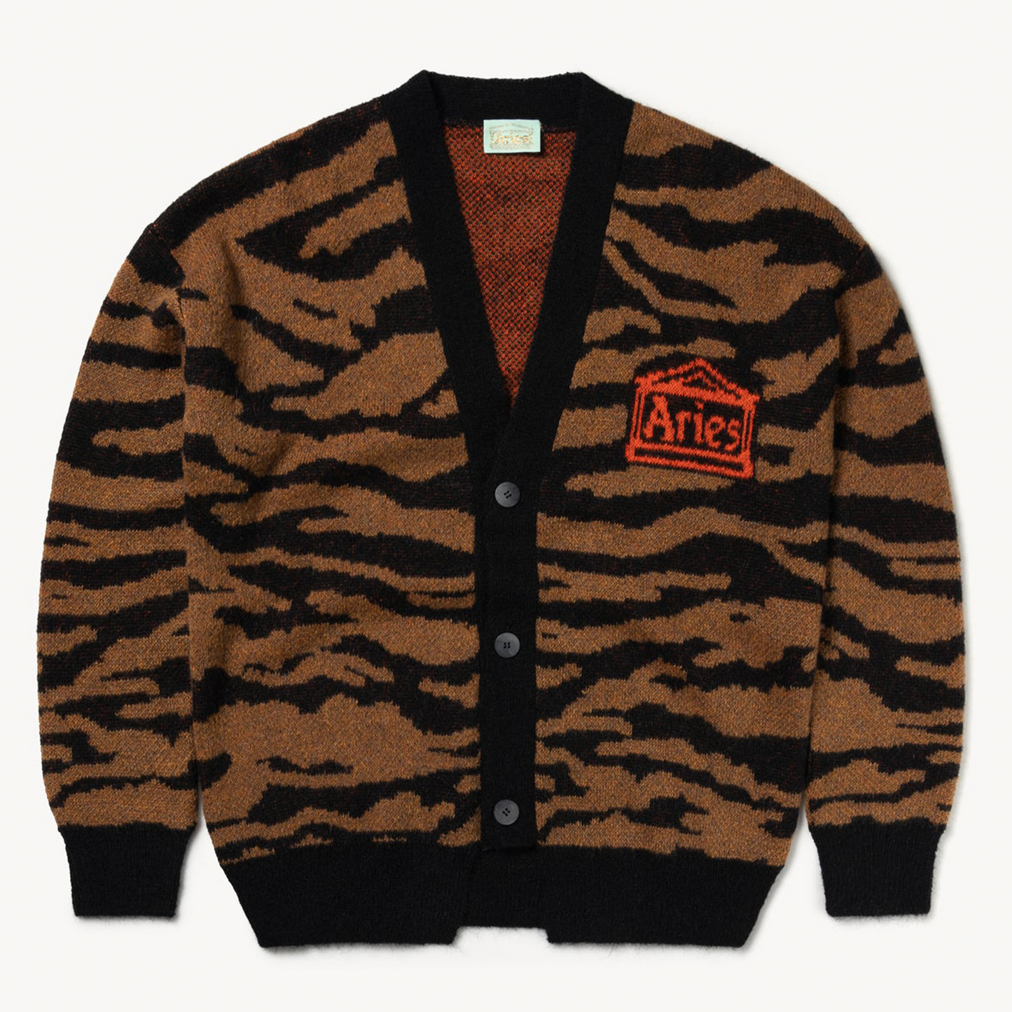 Aries Arise Kurt Knit Cardigan - Brown