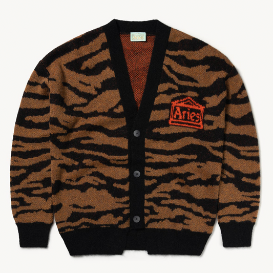 Aries Arise Kurt Knit Cardigan - Brown