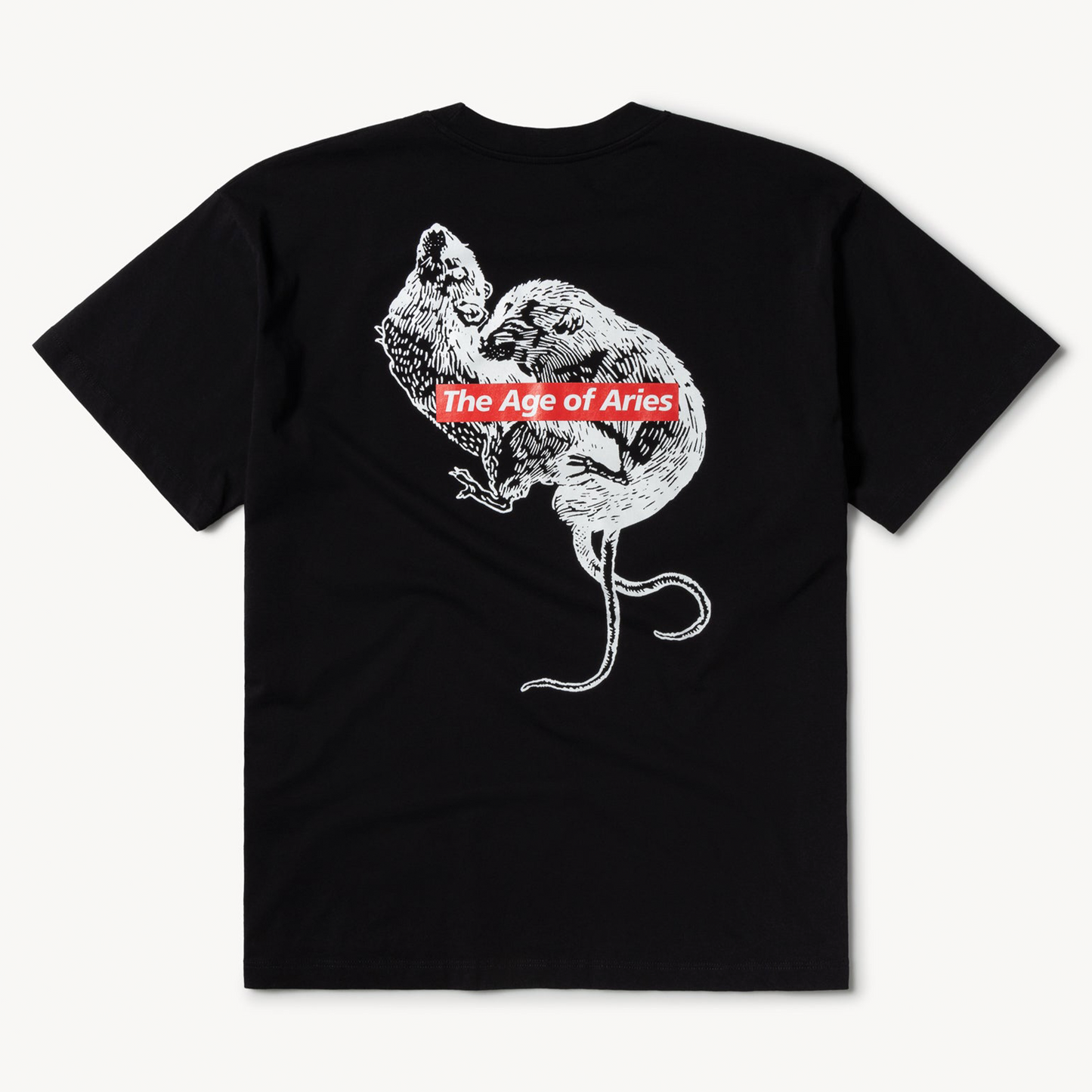 Aries Arise Love Rat T-Shirt - Black