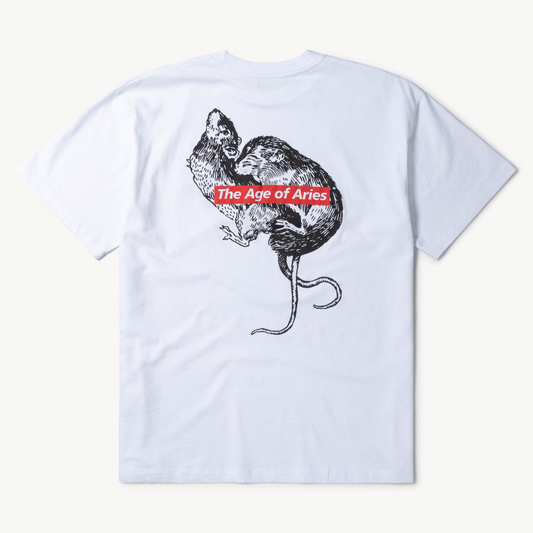 Aries Arise Love Rat T-Shirt - White